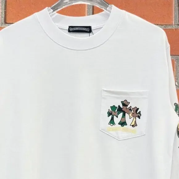 Chrome Hearts Classic White Long-Sleeve Shirt